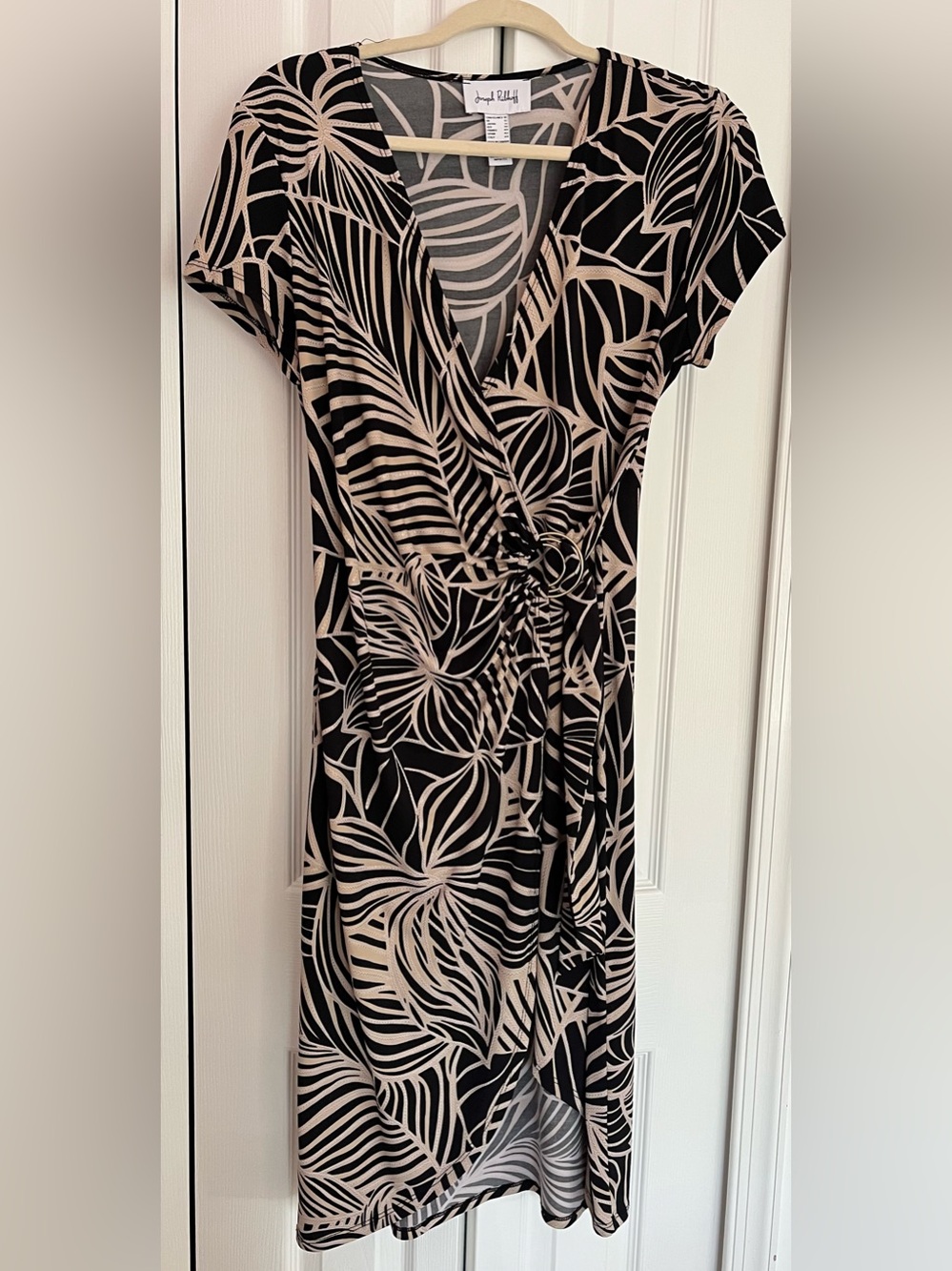 Joseph Ribkoff Tropical Wrap Style Dress Size 10